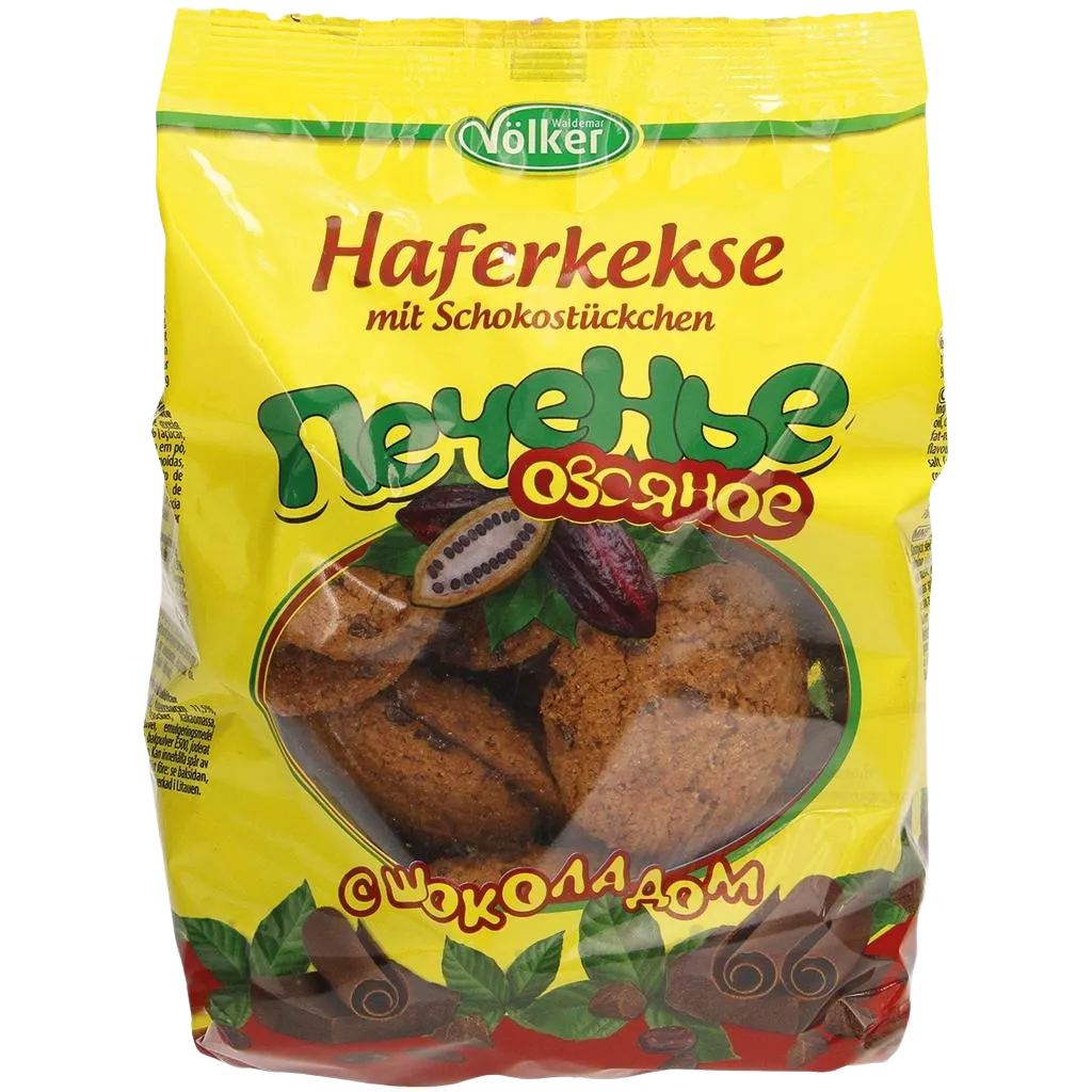[79182] WALDEMAR VOLKER - Biscuits d'avoine aux pépites de chocolat 500g