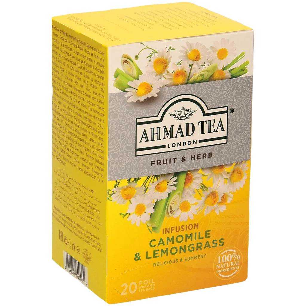 [58694] AHMAD TEA - Infusion à la camomille et à la citronnelle 30g