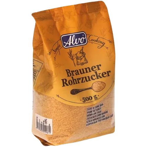 ALVO - Sucre de canne brun 500g