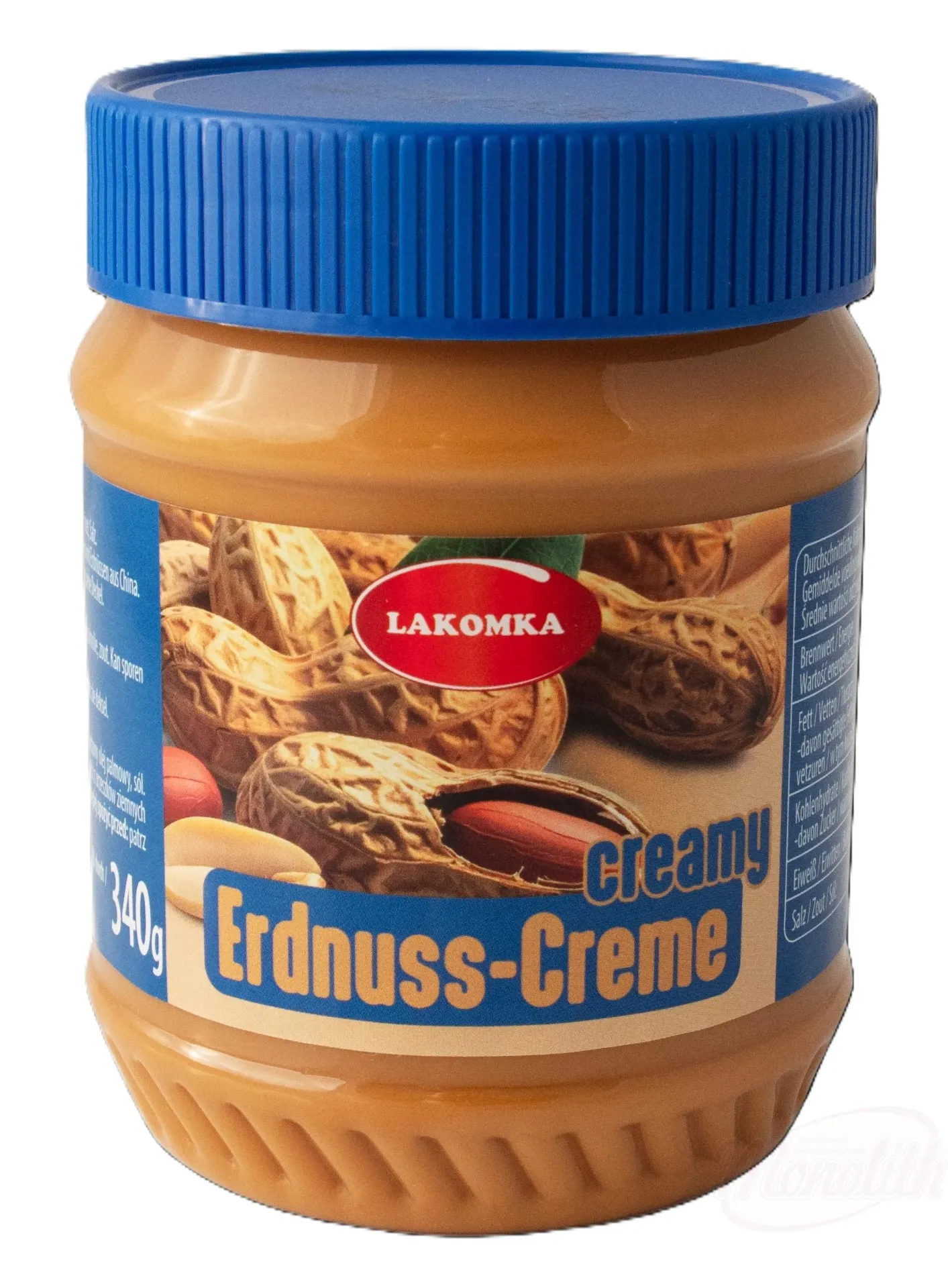 [74001] LAKOMKA - Beurre de cacahuètes crémeux 340g
