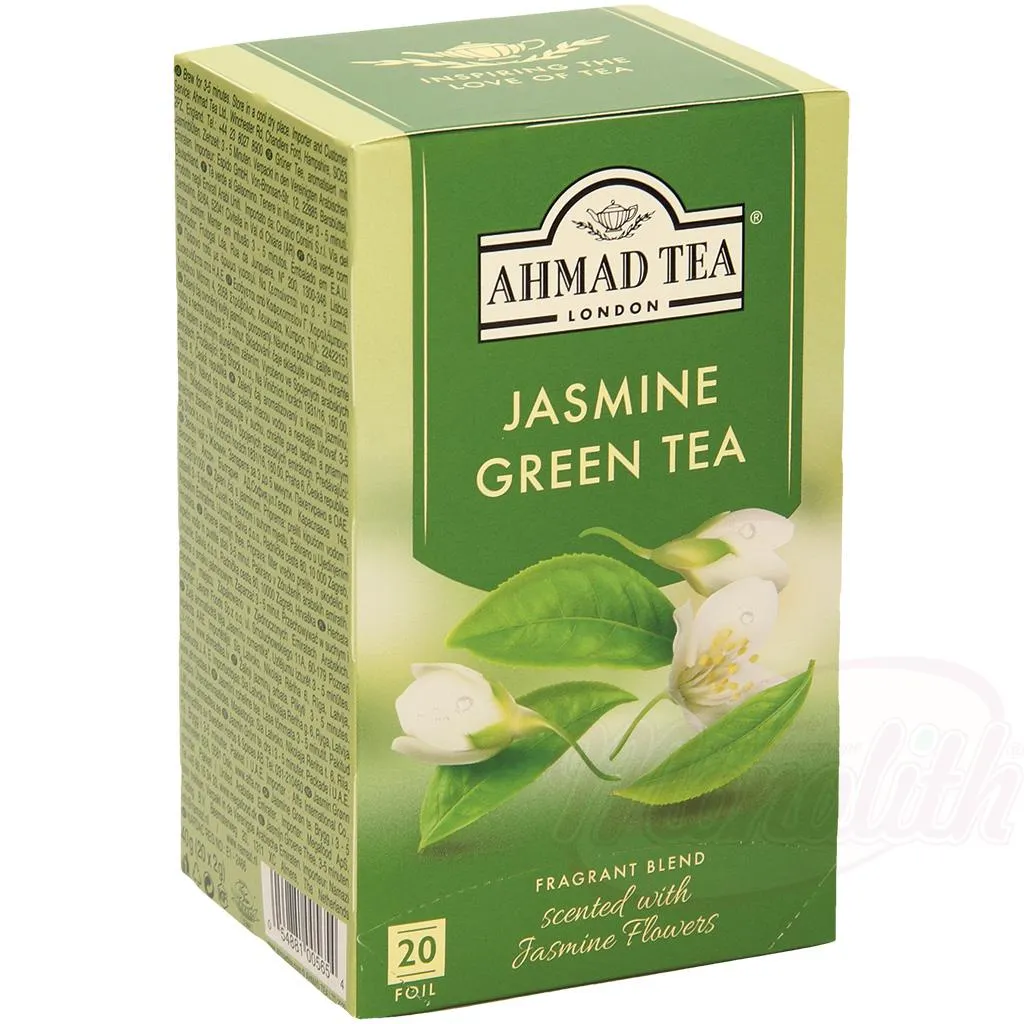 [58695] AHMAD TEA - Thé vert aux fleurs de jasmin 40g