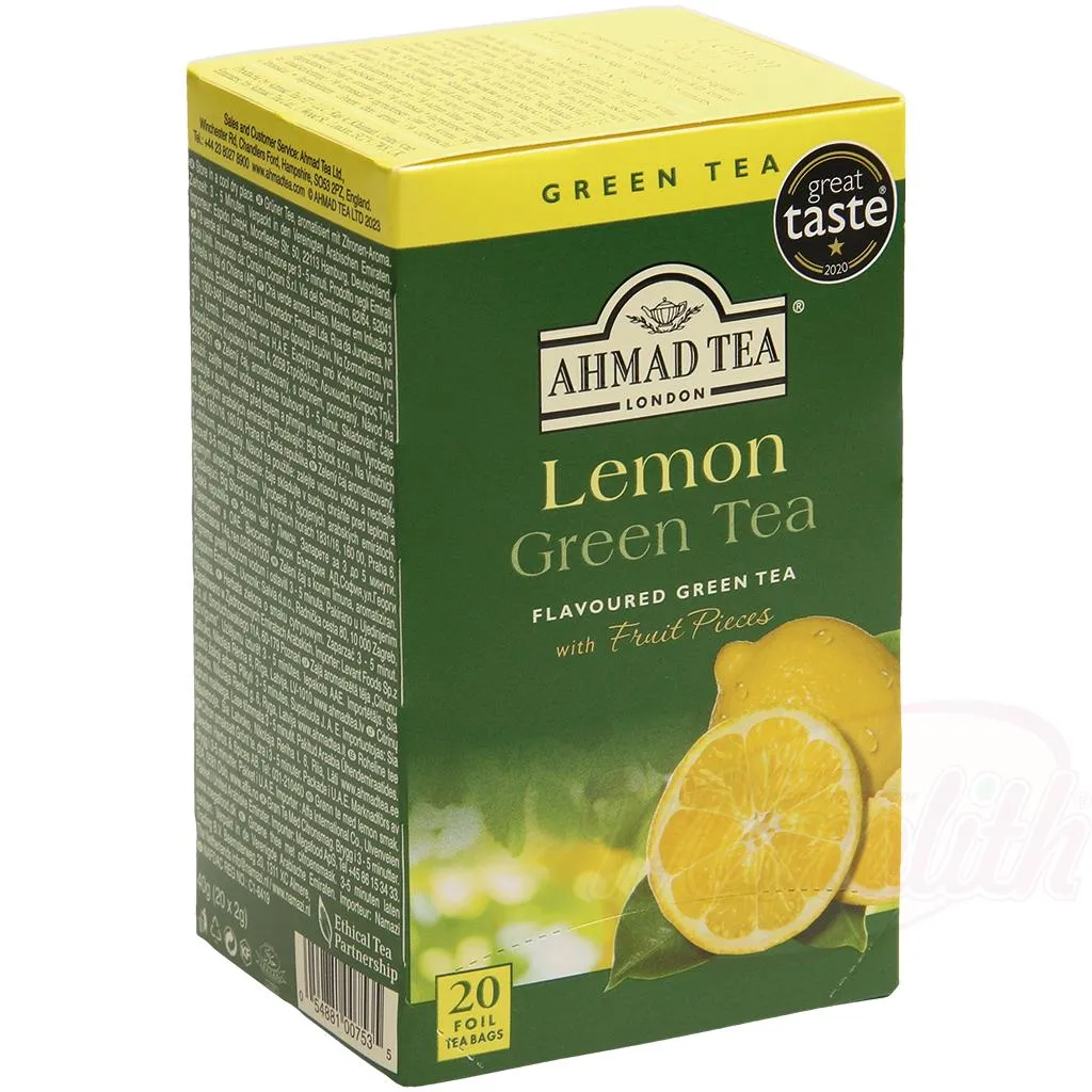 AHMAD TEA - Thé vert au citron 40g