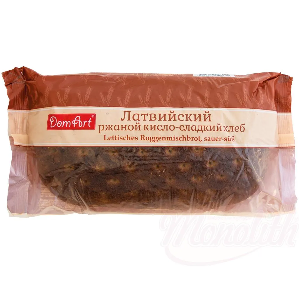 [76011] DOMART - Pain de seigle et de froment letton, aigre-doux 600g