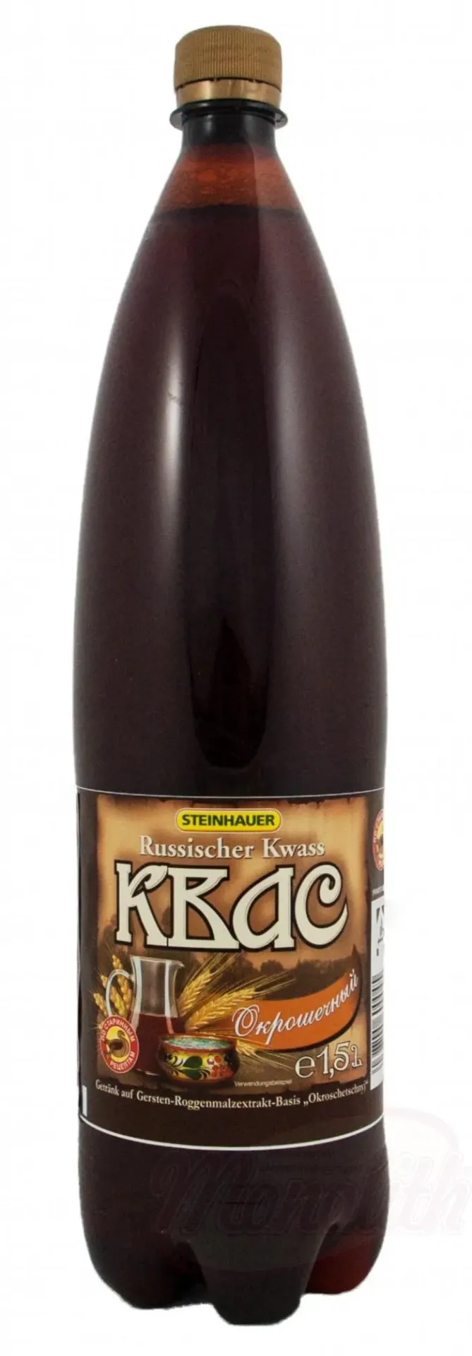 Boisson rafraîchissante à base dextrait de malt dorge et de seigle Kwas Okroschetchnyj