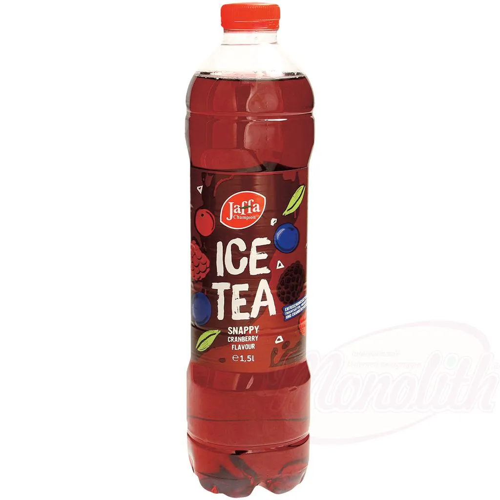 JAFFA-ICE TEA extrait dhibiscus et saveur canneberge, pasteurisée