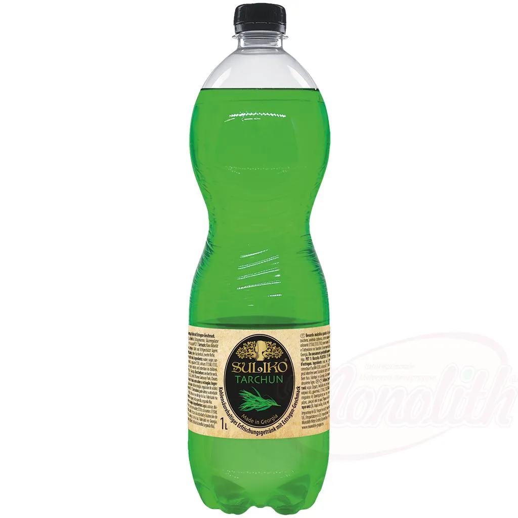 "SULIKO" Boisson gazeuse rafraîchissante au goût destragon.