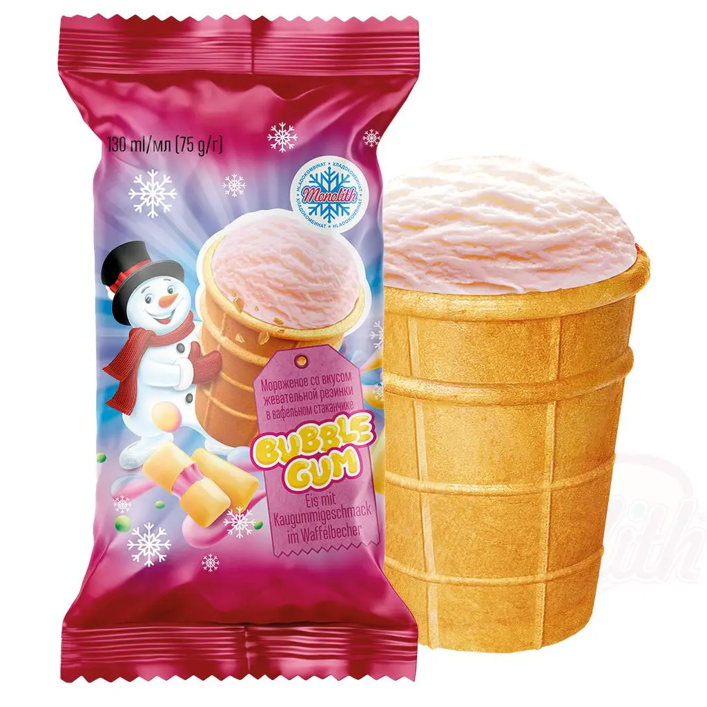 [4163] MONOLITH - Glace saveur Bubble Gum 75g