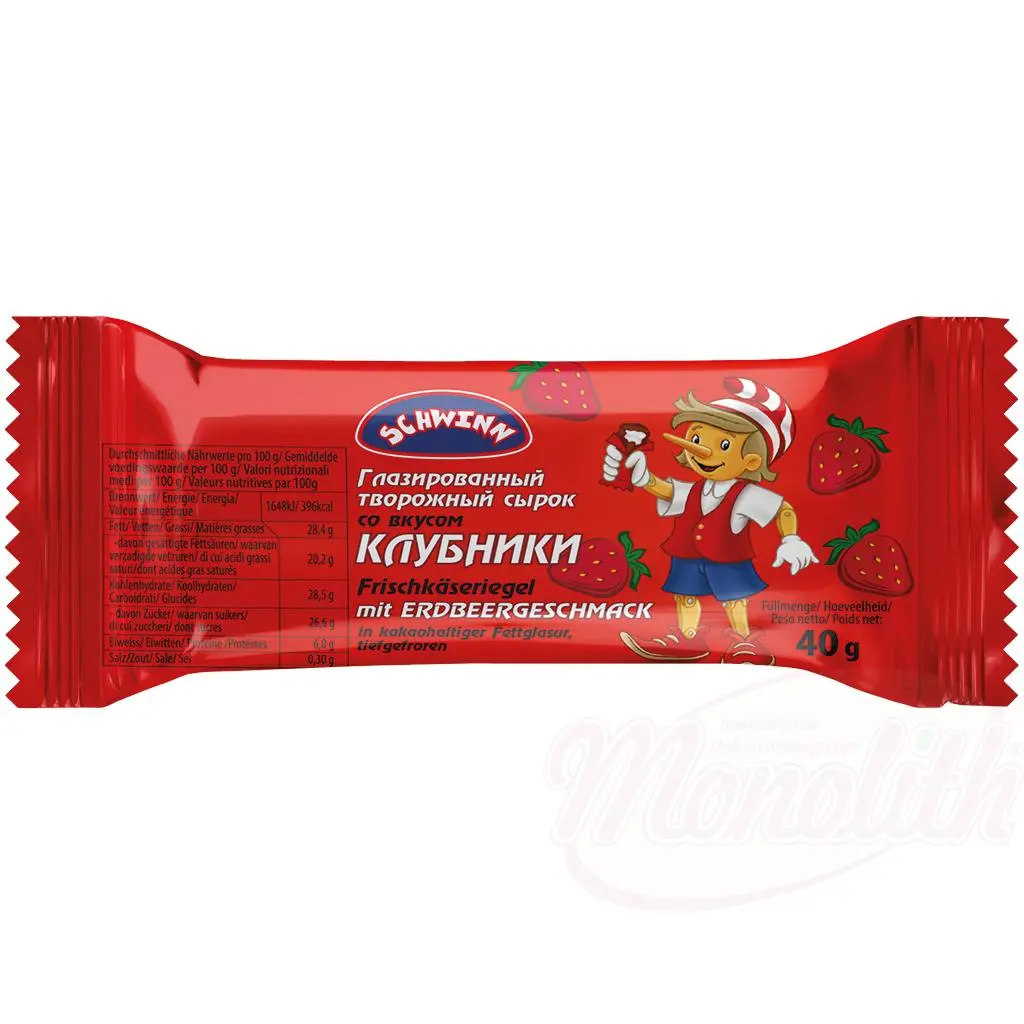 [4317] SCHWINN - Fromage blanc saveur fraise 40g