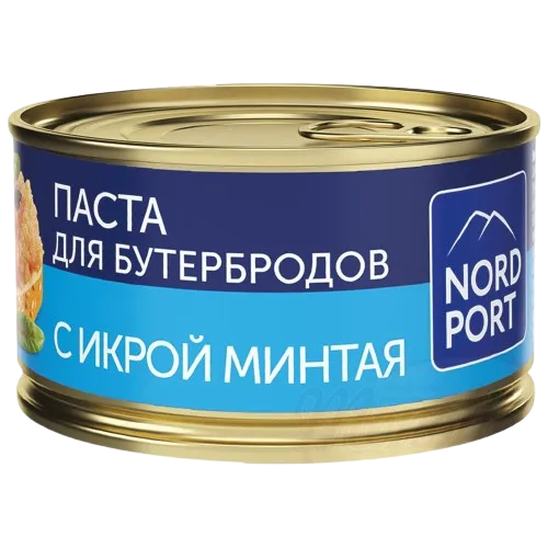 NORD PORT - Pâte à tartiner d'oeufs de pollack d'Alaska 130g