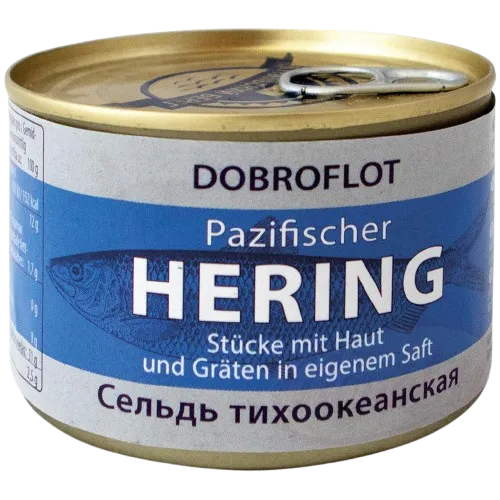DOBROFLOT - Hareng du Pacifique dans son jus 250g