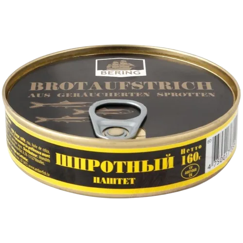 BERING - Pâté de sprats fumés 160g