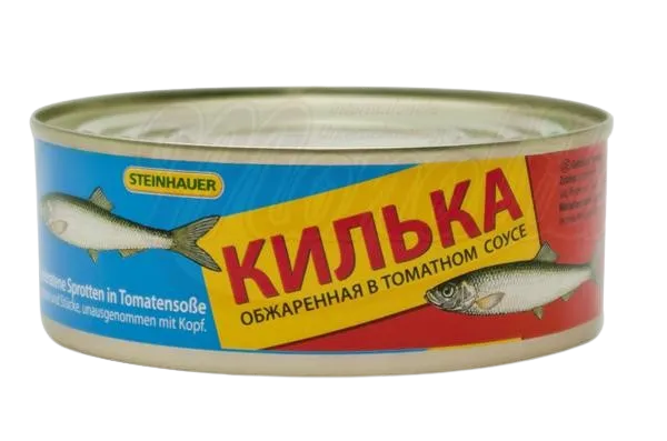 [31045] STEINHAUER - Sprats frits à la sauce tomate 240g