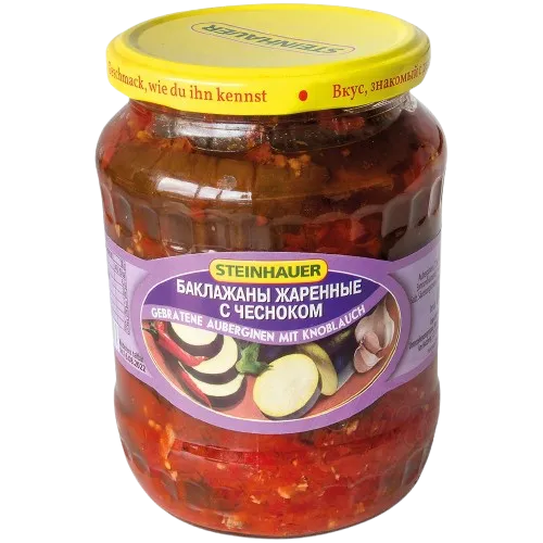 [35007] STEINHAUER - Aubergines grillées à l'ail 640g
