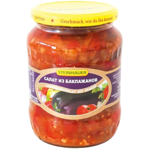 [35009] STEINHAUER - Salade d'aubergines aux légumes 640g