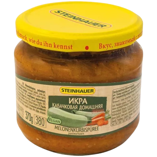 STEINHAUER - Purée de courgette "Domaschnaja", pasteurisée