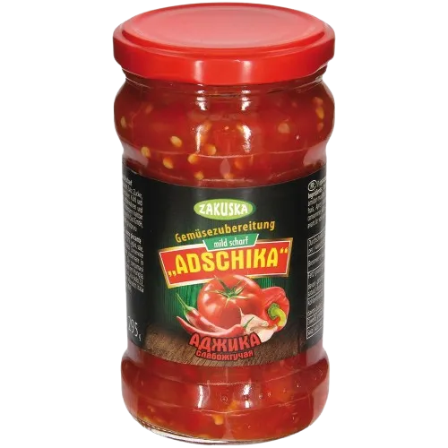 ZAKUSKA - "Adschika" Préparation de légumes légèrement piquante 275g