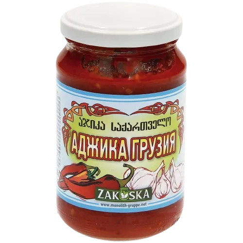 ZAKUSKA - "Adgika Grusija" Préparation de piment à l'ail 360g