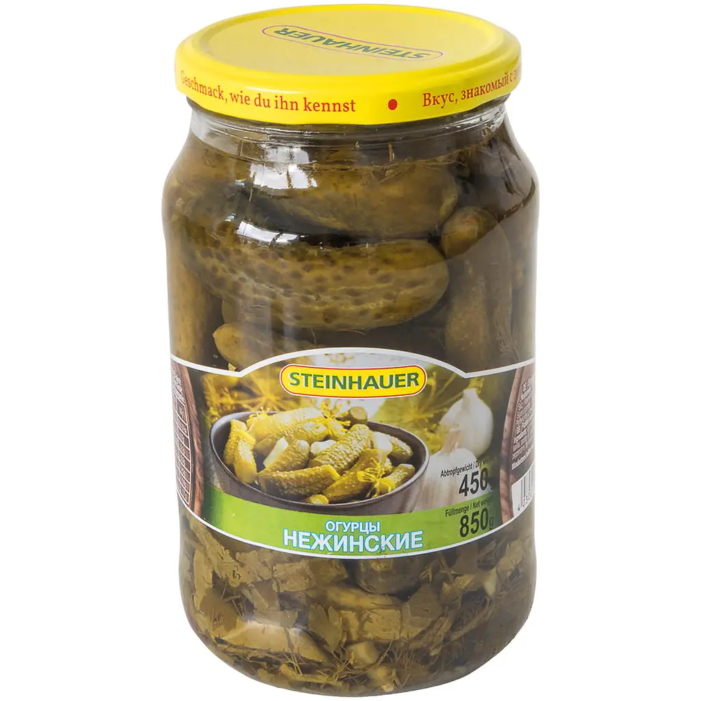 [51006] STEINHAUER - Concombres marinés "Neshenskie" 850g