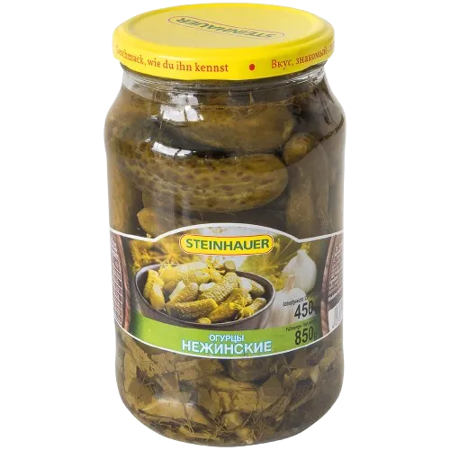 [51006] STEINHAUER - Concombres marinés "Neshenskie" 850g