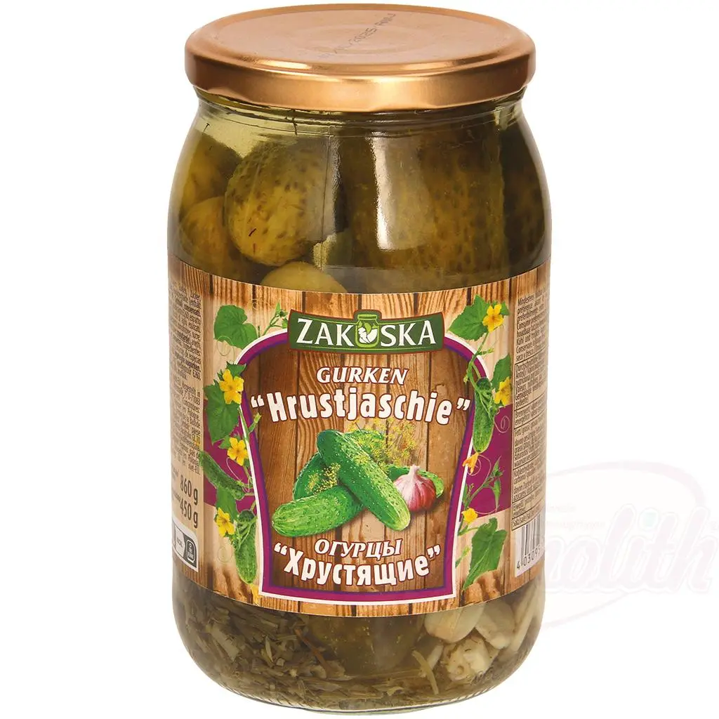 [51112] ZAKUSKA - Concombres marinés Hrustjaschie 900ml