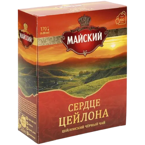 MAJSKIJ - Thé noir de Ceylan "Heart Ceylon".