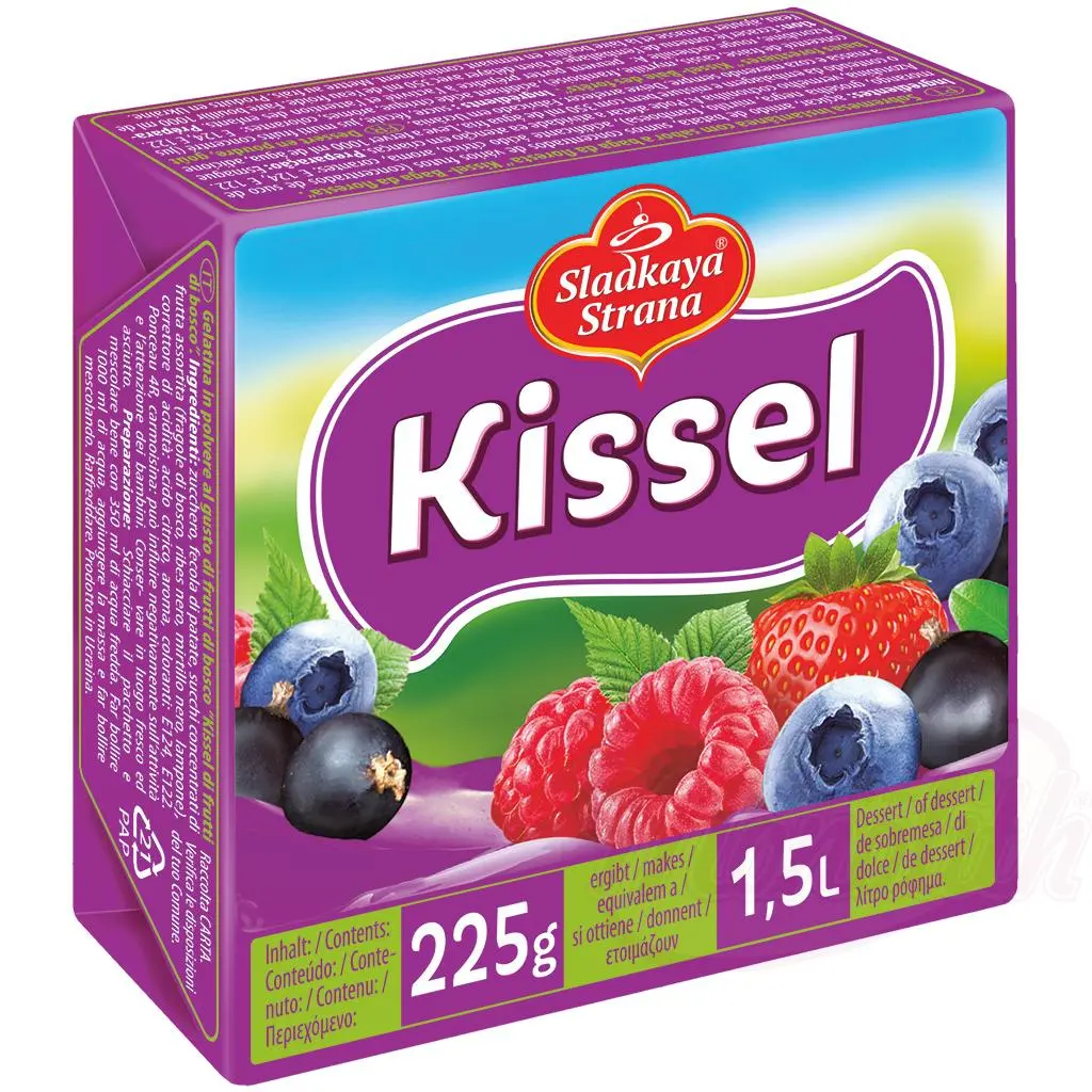 SLADKAYA STRANA - “Kissel" aux fruits des bois 225g