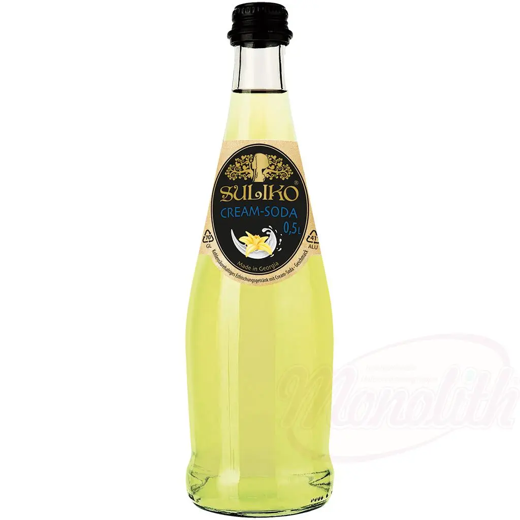 SULIKO - Boisson gazeuse saveur Cream-Soda  0,5L
