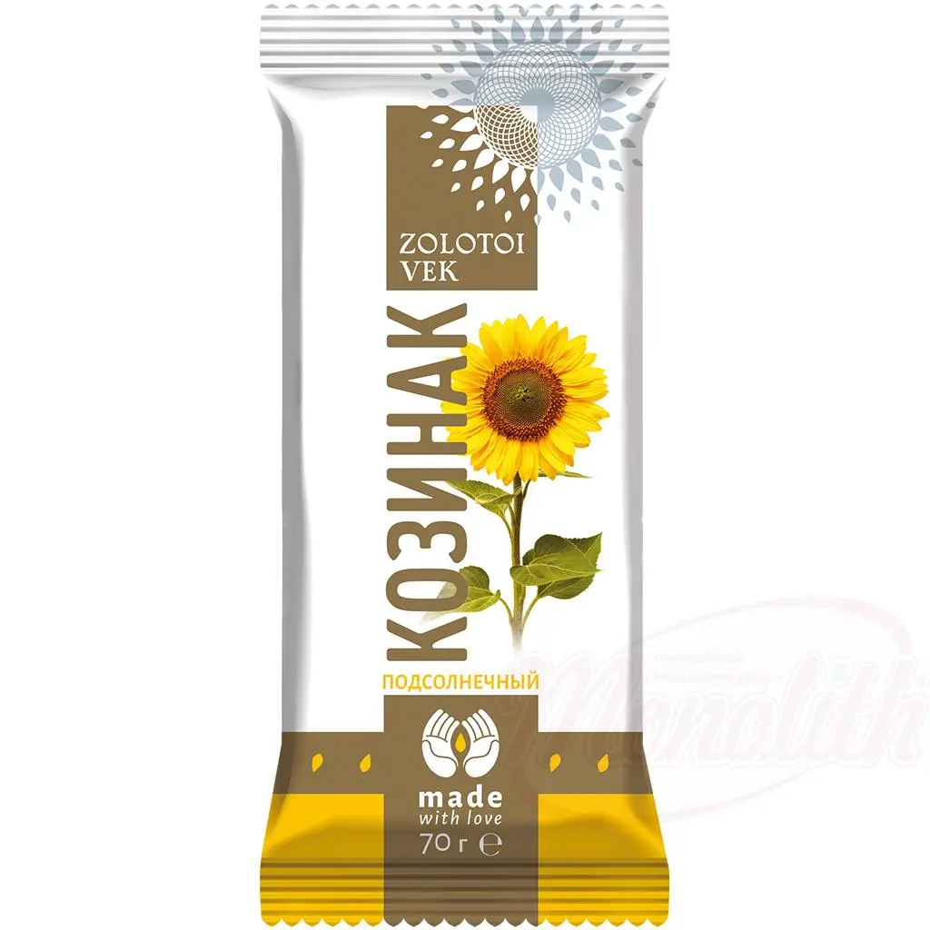 ZOLOTOI VEK - Barre "Kozinak" aux graines de tournesol