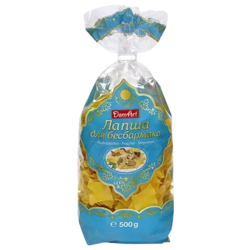 [72007] DOMART - Pâtes aux oeufs "Lapscha dlja Beschbarmaka" 500g