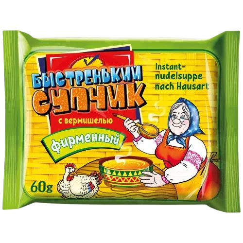 BYSTRENKIY SUPCHIK - Nouilles instantanée "poulet" 60g
