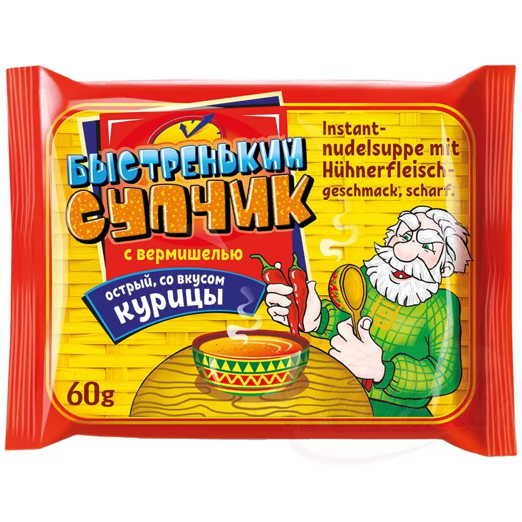[73212] BYSTRENKIY SUPCHIK - Nouilles instantanées "poulet épicée"