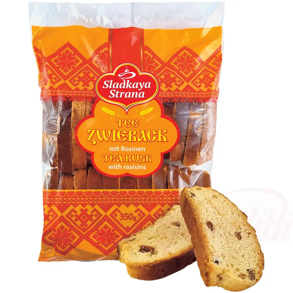 SLADKAYA STRANA - Biscotte secs aux raisins secs