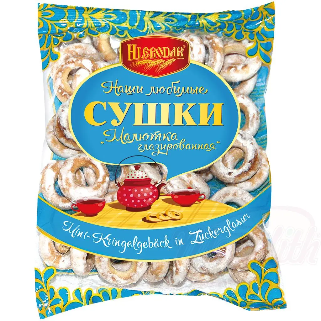 HLEBODAR - Mini-bouchées au sucre glacé "Малютка глазированная"