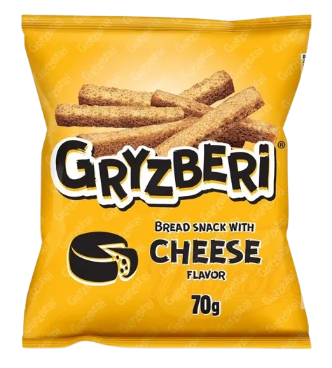 GRYZBERI -  Snack de pain saveur "fromage"