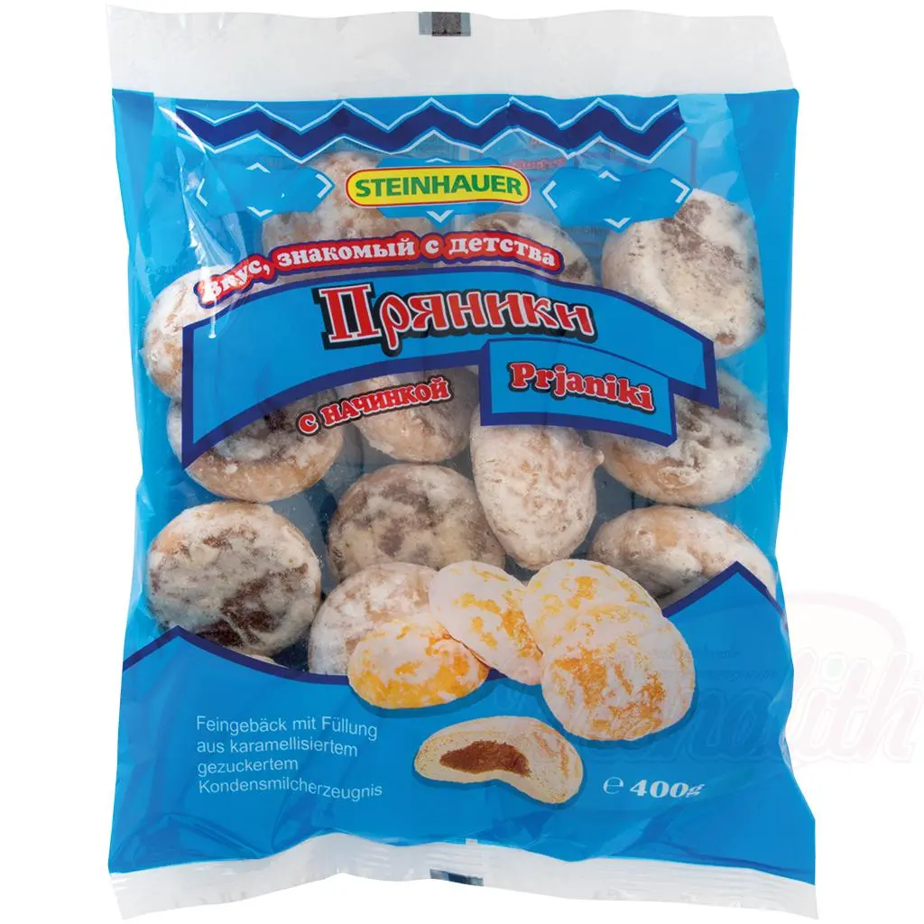 STEINHAUER - Biscuits au caramel fourrés au lait concentré 400g