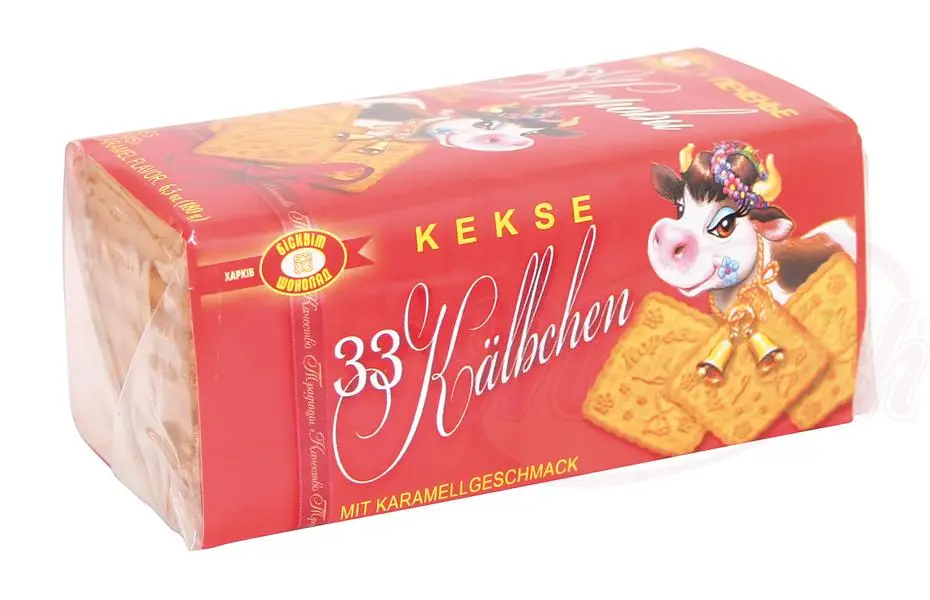 BISQUIT SCHOKOLAD - Biscuits au caramel "33 veaux" 180g