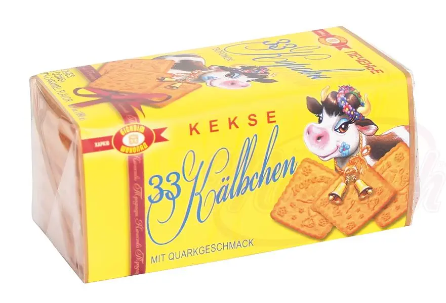 [79049] BISQUIT SCHOKOLAD - Biscuits au fromage blanc "33 veaux" 180g