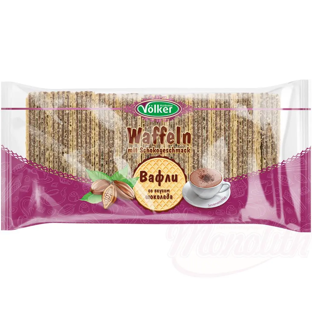 [80152] WALDEMAR VOLKER - Gaufres fourrées à la crème, saveur chocolat