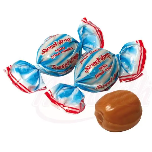 ROSHEN - Caramels durs fourrés au lait "Молочная капля"
