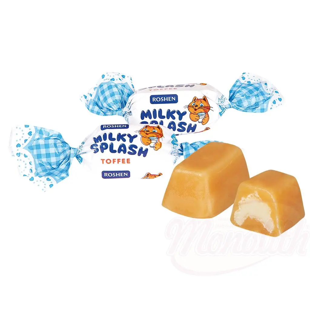 ROSHEN -Caramel fourré à la crème "Milky Splash"
