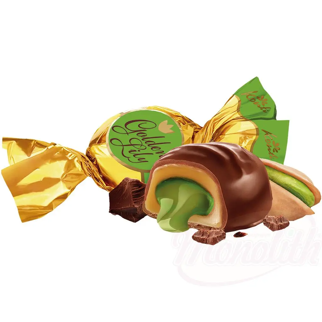 [87230] GOLDEN LILY - Caramel fourré à la pistache