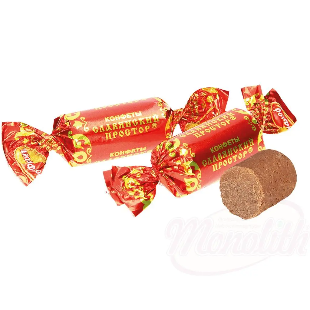 KRASNYJ OKTJABR - Bâtons avec gaufrettes et cacahuètes "Славянский простор"