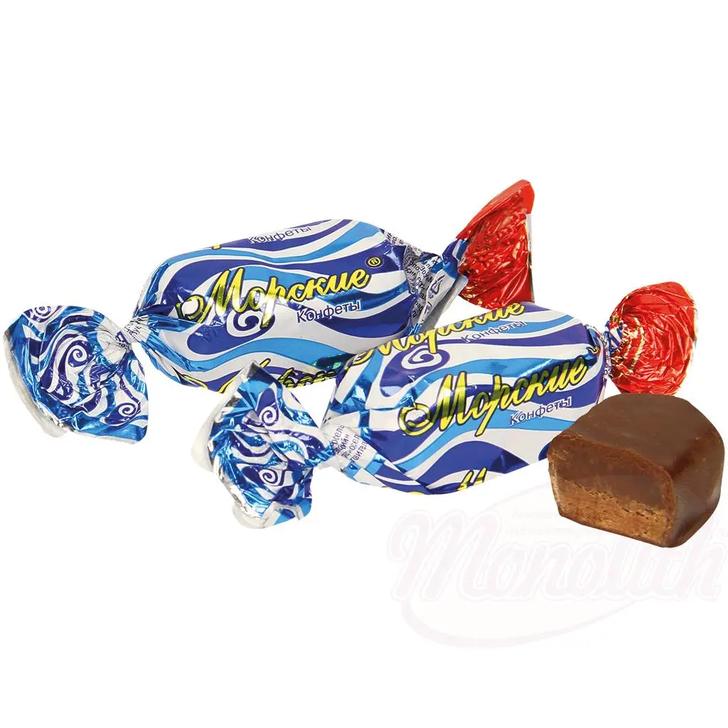 KRASNYJ OKTJABR - Bonbons fourrées à la confiture "Морские"