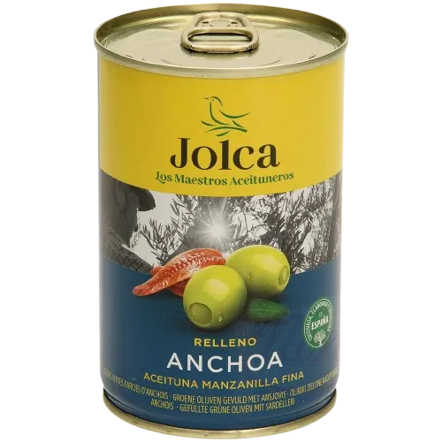 [48921] JOLCA - Olives vertes farcies aux anchois