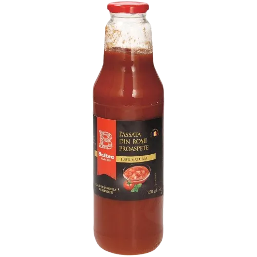 [50532] BUFTEA - Purée de tomates, légèrement salée, pasteurisée