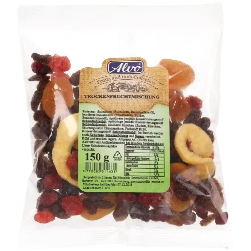 ALVO - Assortiments de fruits secs 150g