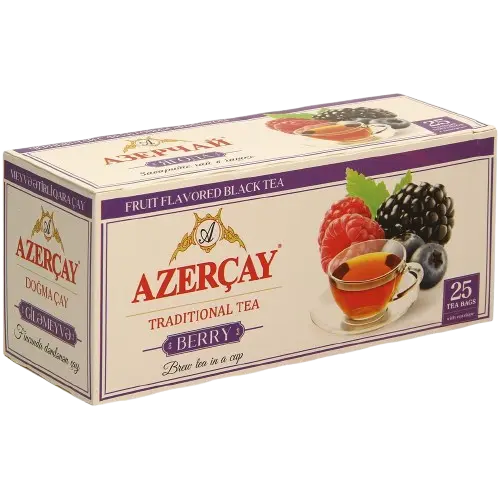 AZERCAY- Thé noir à la cassis-framboise