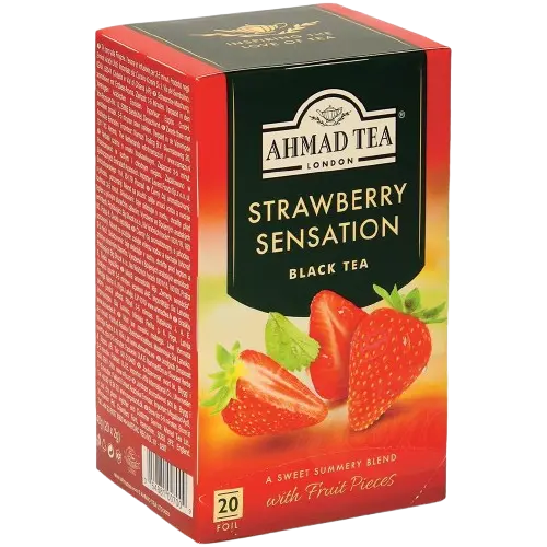[58699] AHMAD TEA - Thé noir à la fraise