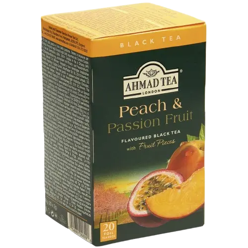 AHMAD TEA - Thé noir à la pêche et aux fruits de la passion