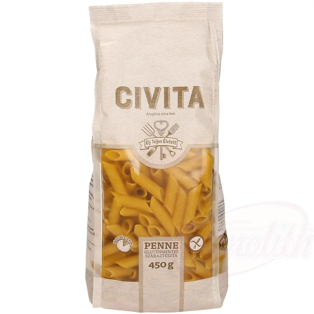 [72921] CIVITA - Penne à base de farine de mais 450g
